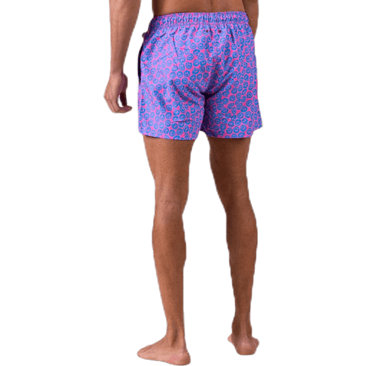 Twisted Smile Swim Shorts Pink