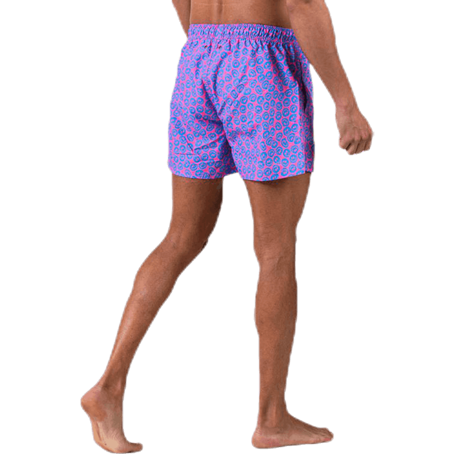 Twisted Smile Swim Shorts Pink