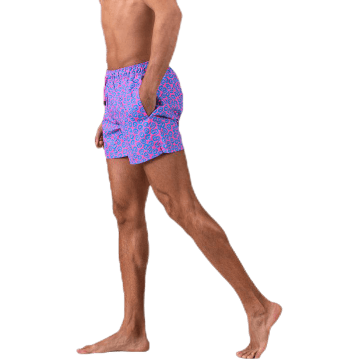 Twisted Smile Swim Shorts Pink