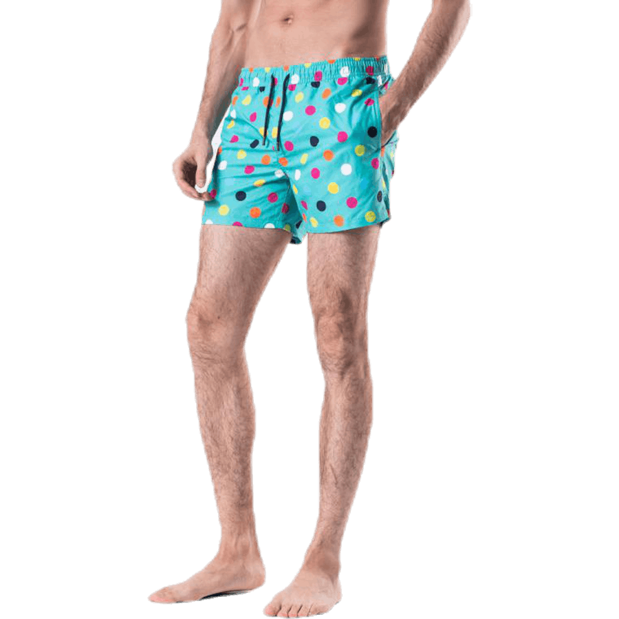 Big Dot Swim Shorts Green