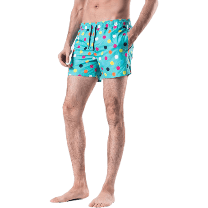 Big Dot Swim Shorts Green