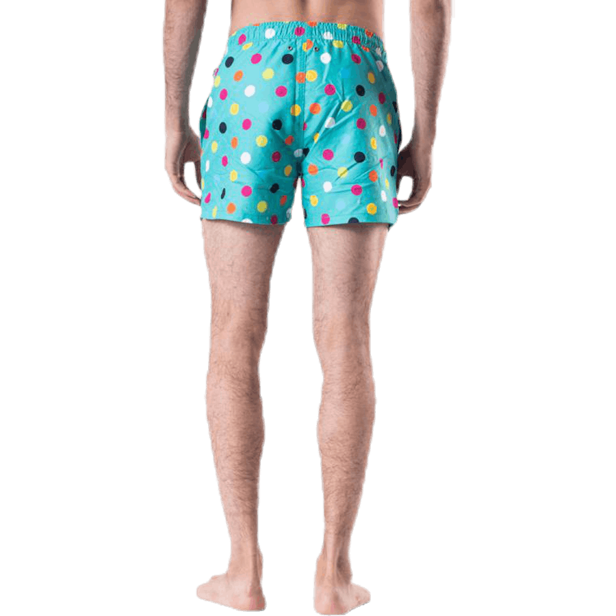 Big Dot Swim Shorts Green