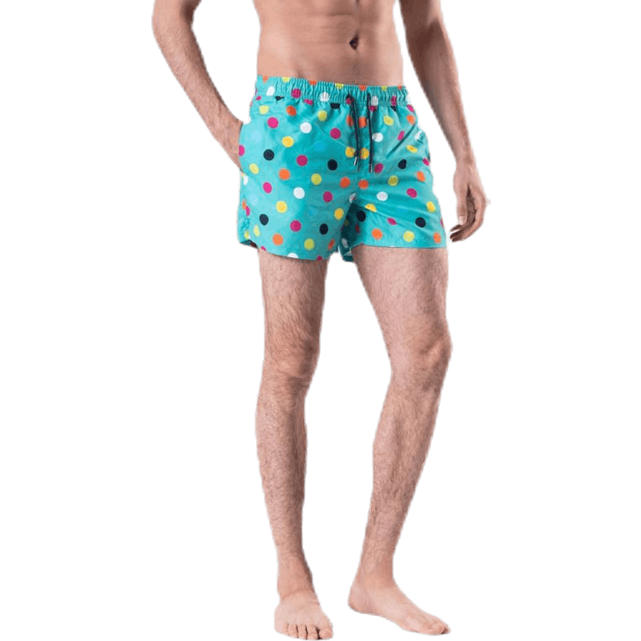 Big Dot Swim Shorts Green