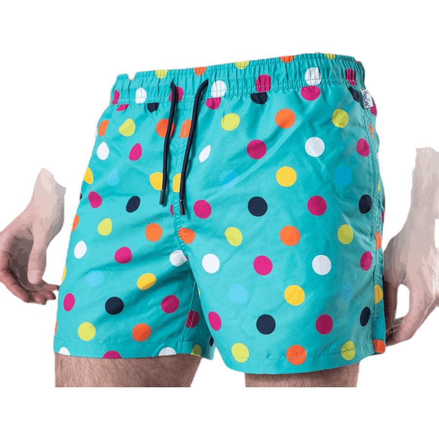 Big Dot Swim Shorts Green