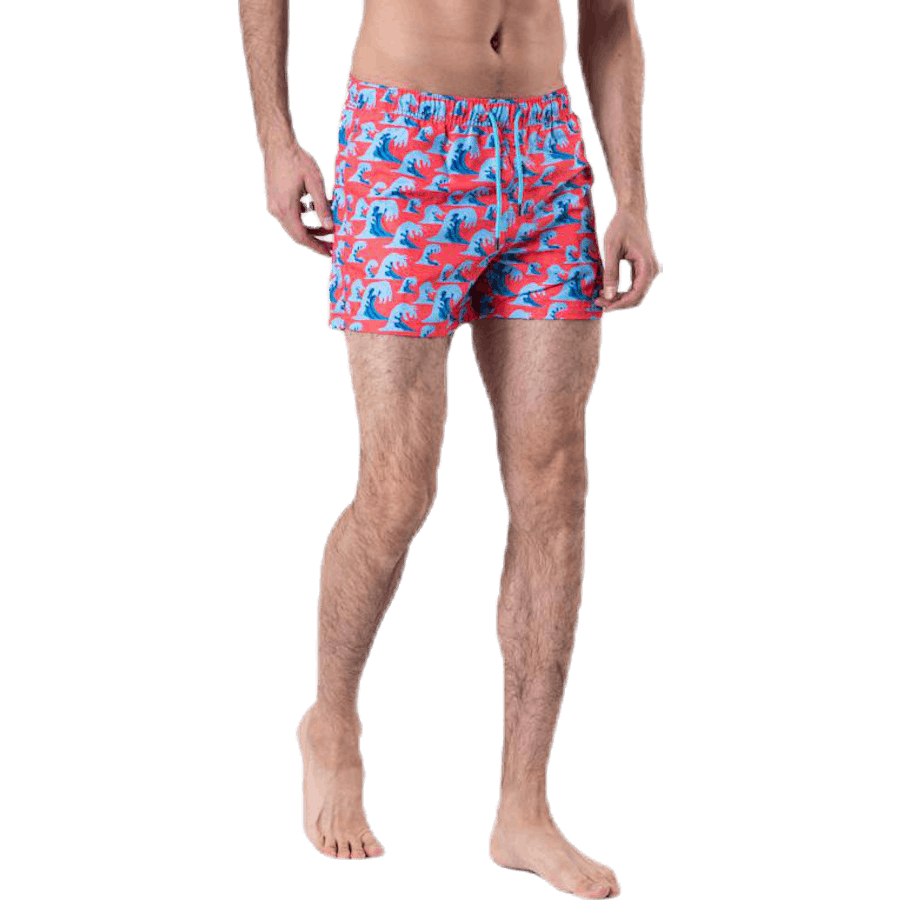 Wave Swim Shorts Red