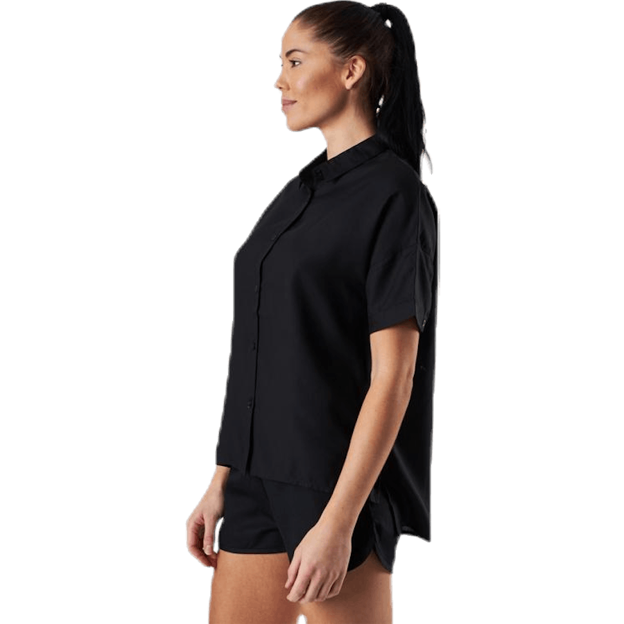 Chemise à manches courtes Nibe noire