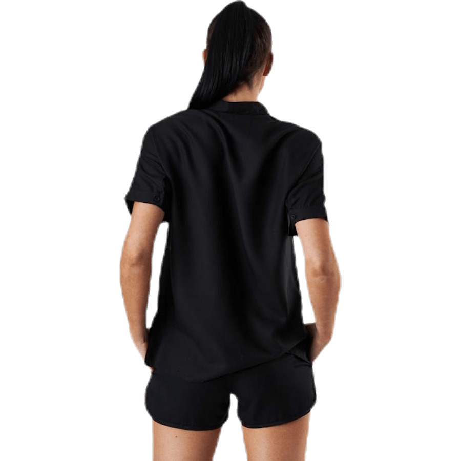 Chemise à manches courtes Nibe noire