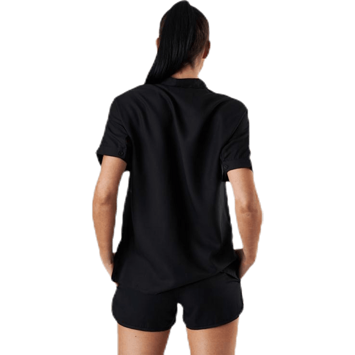 Chemise à manches courtes Nibe noire