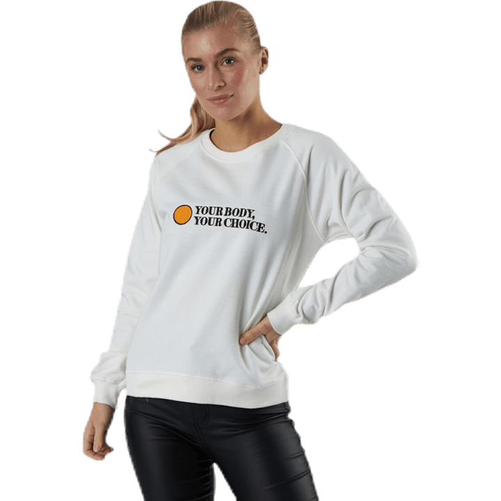 Ystad Raglan Your Body White