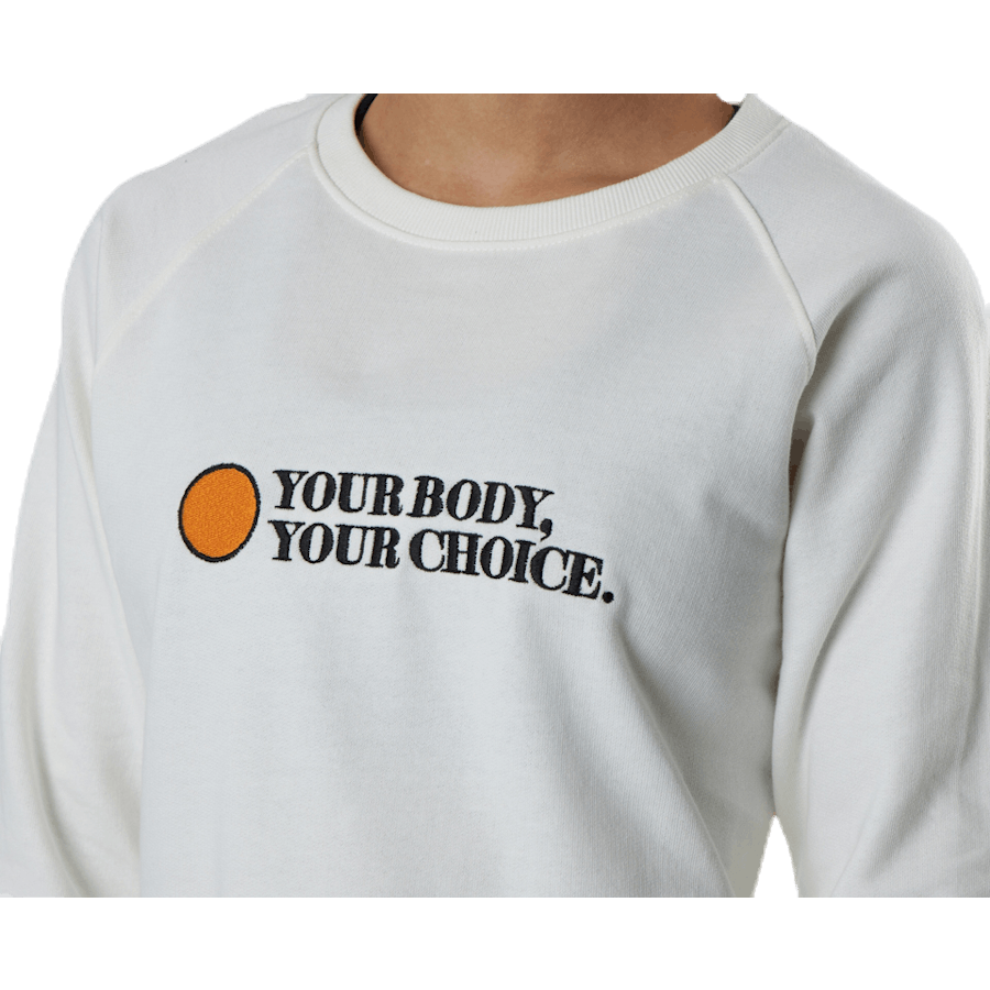 Ystad Raglan Your Body White