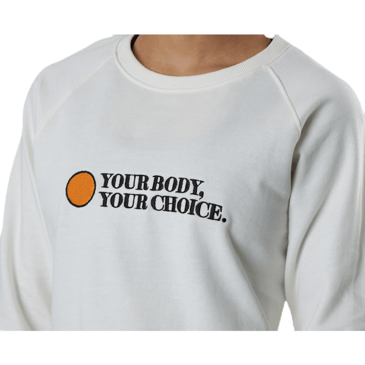 Ystad Raglan Your Body White
