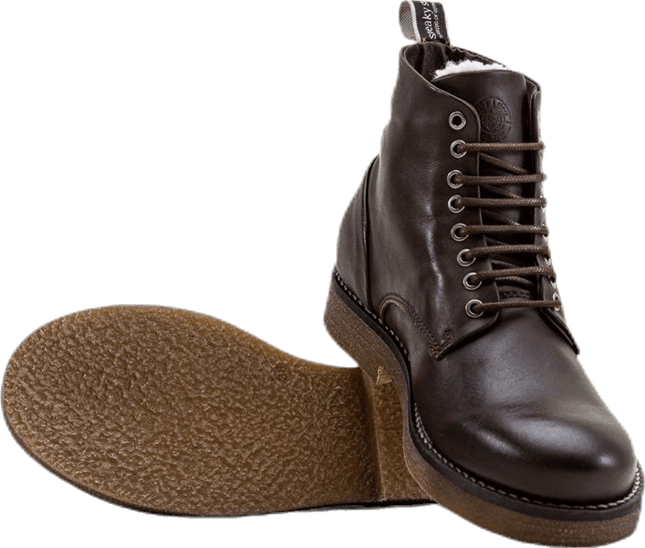 Rummy Leather Boots Brown