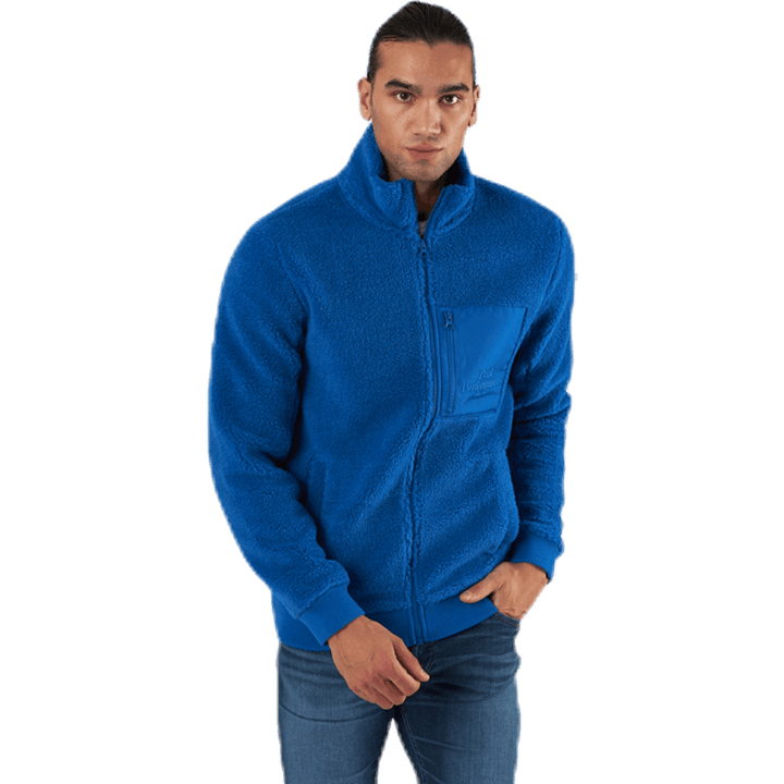 Original Pile Zip Jacket Blue