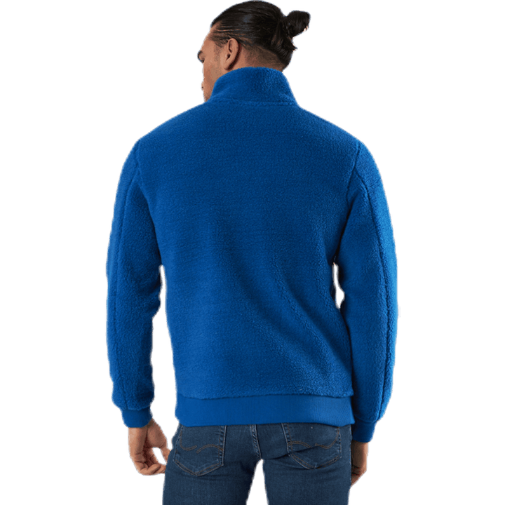 Original Pile Zip Jacket Blue