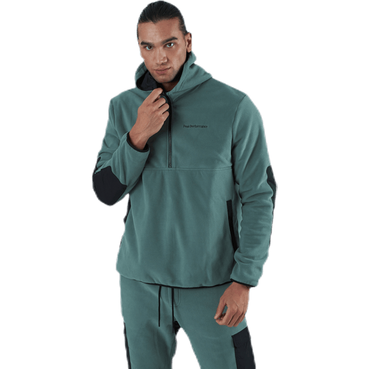 Capuche Tech Soft Reverse noir/vert