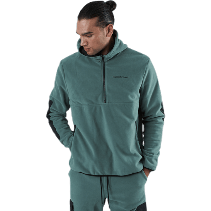Capuche Tech Soft Reverse noir/vert