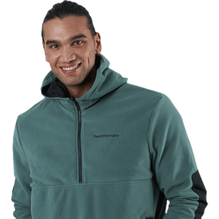 Capuche Tech Soft Reverse noir/vert