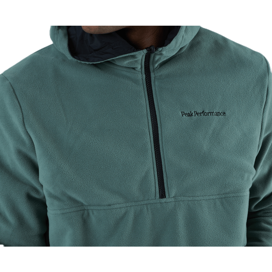 Capuche Tech Soft Reverse noir/vert