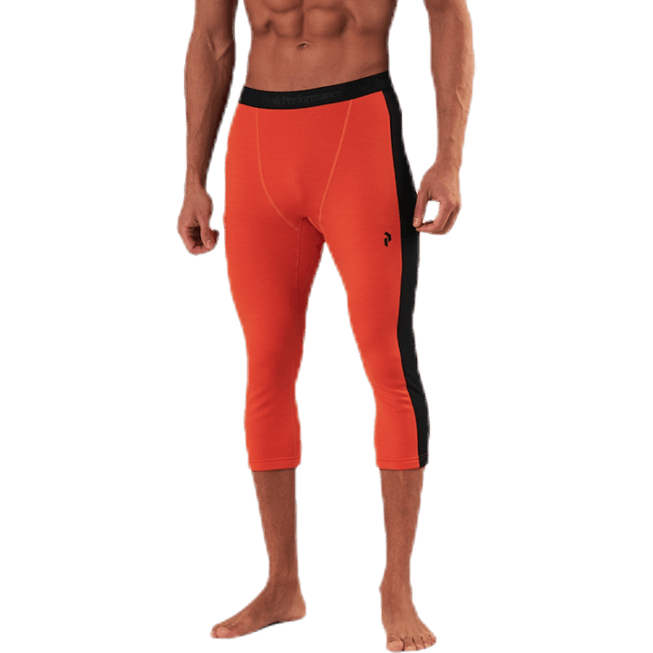 Vertical Mid Tights Orange