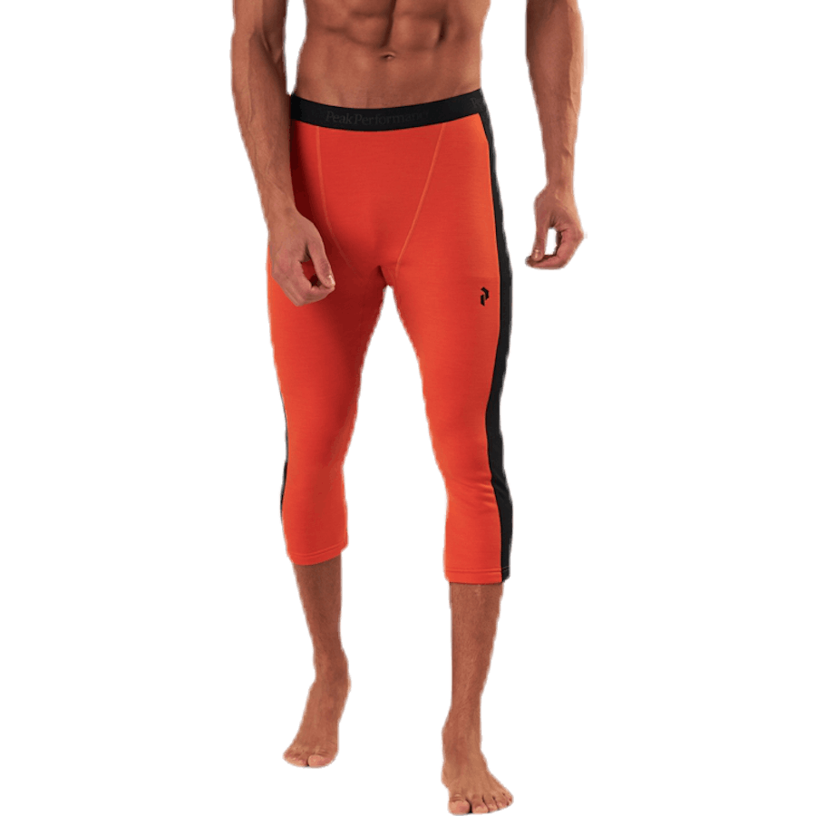 Vertical Mid Tights Orange