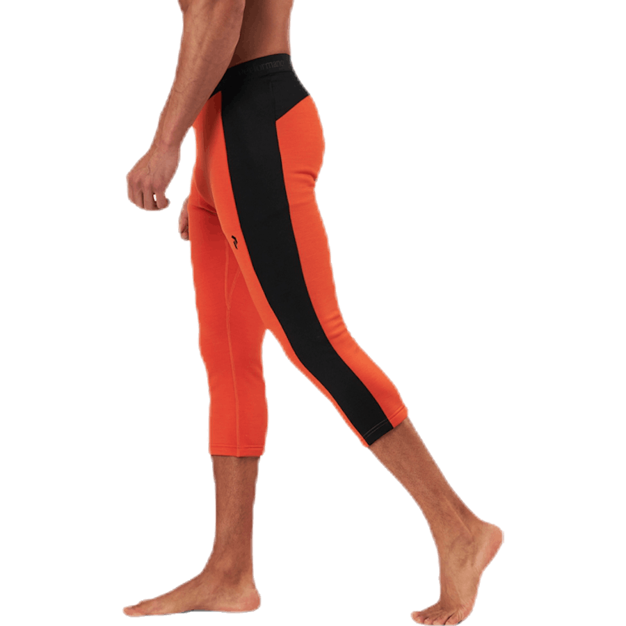 Vertical Mid Tights Orange