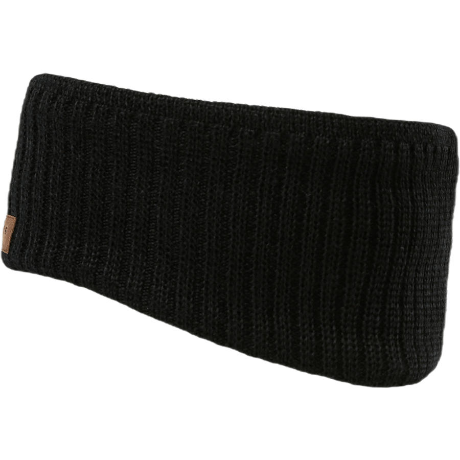 Lobonäs Wool Fleece-Lined Headband Black