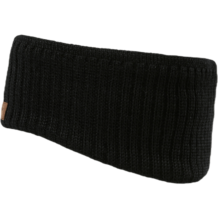 Lobonäs Wool Fleece-Lined Headband Black