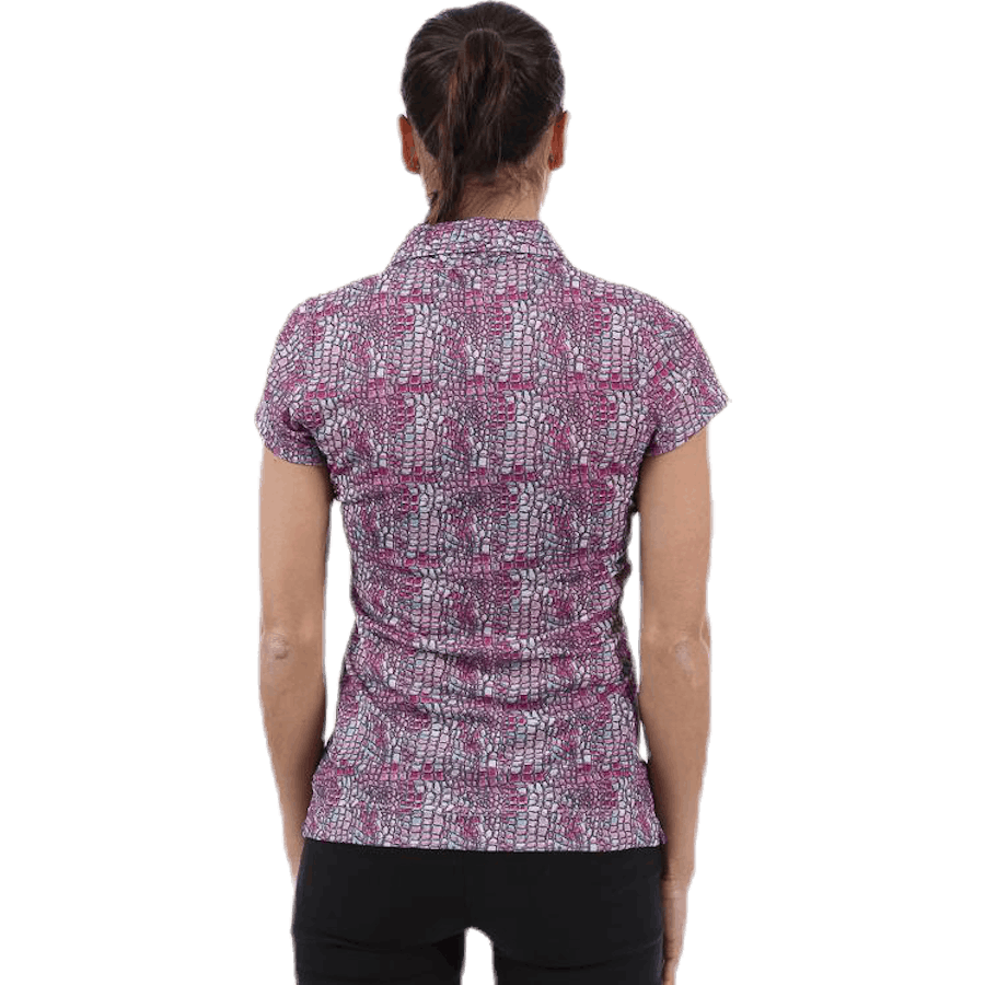 Court Cap/s Polo Shirt Pink/Purple