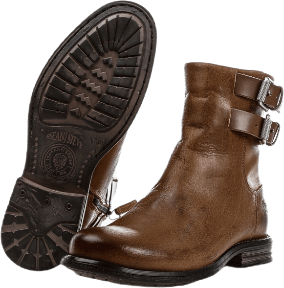 Coney W Scarpa in pelle marrone