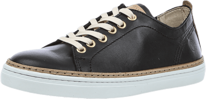 Silvermine Low Leather Black