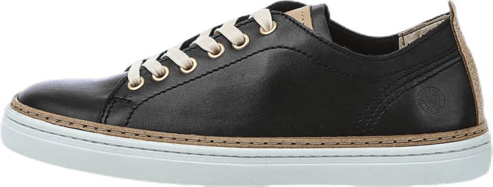 Silvermine Low Leather Black
