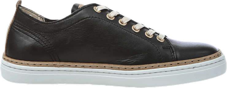 Silvermine Low Leather Black