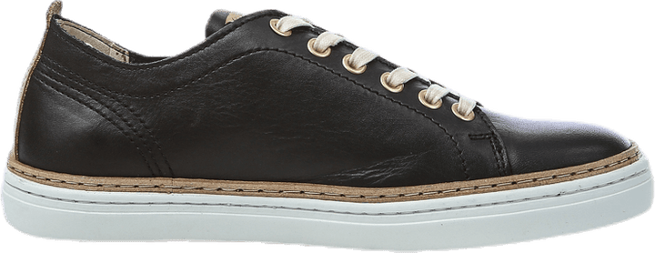 Silvermine Low Leather Black