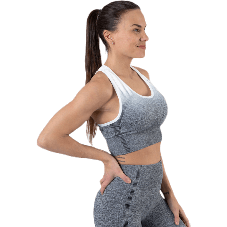 Ombre Seamless Sports Bra Black