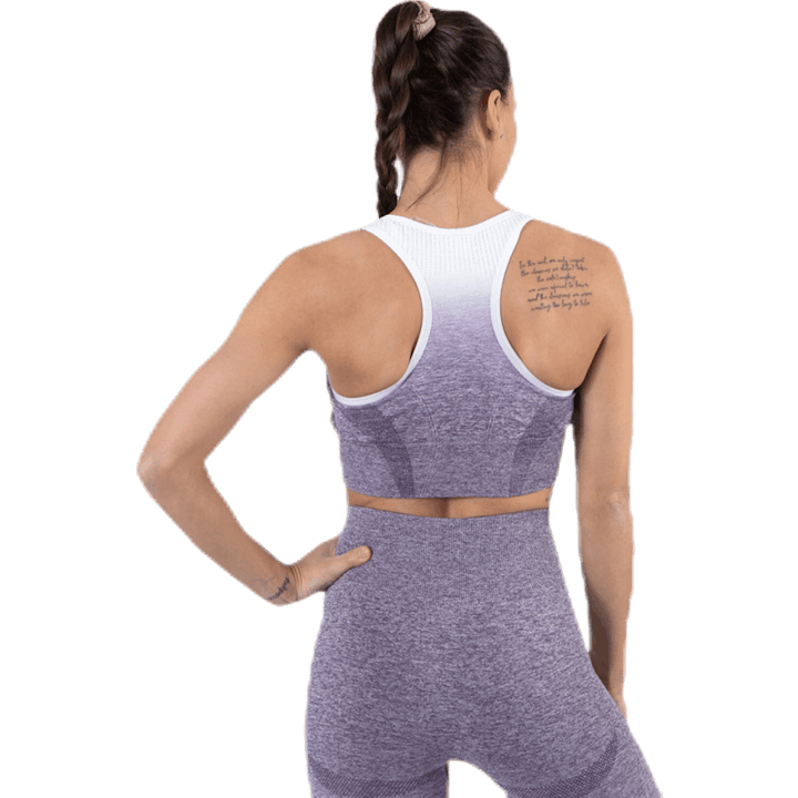 Ombre Seamless Sports Bra Purple