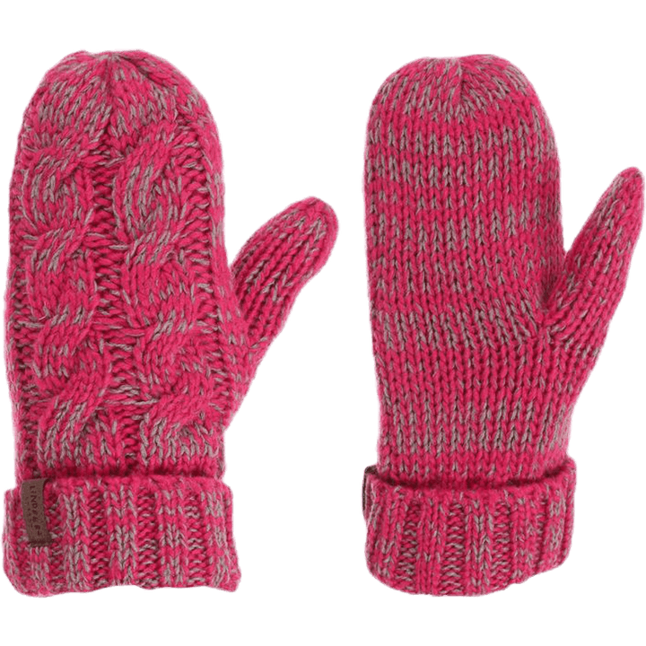 Handlight Reflective Mitten Pink/Grey