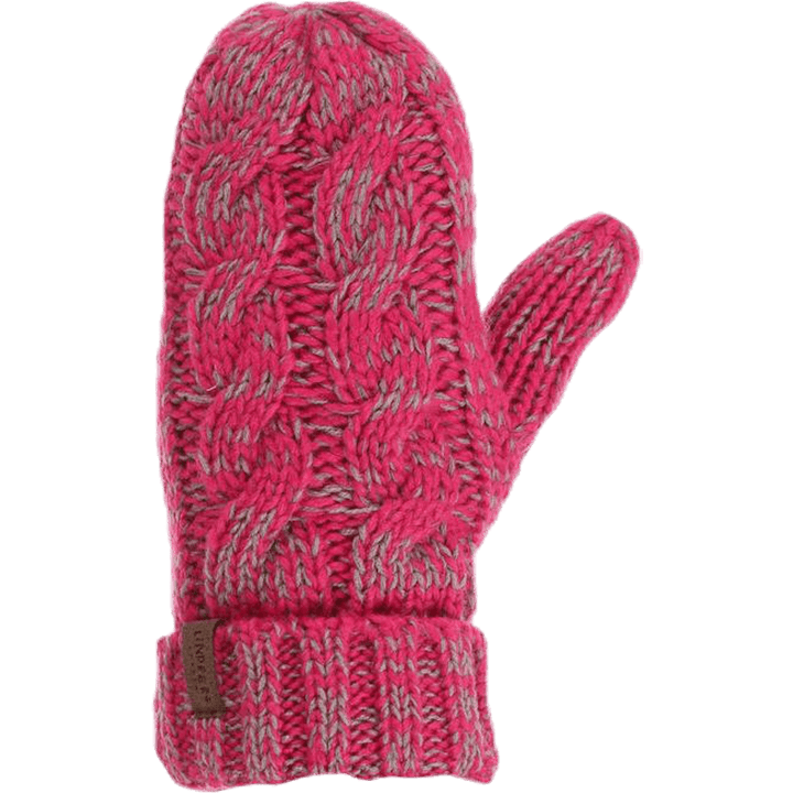 Handlight Reflective Mitten Pink/Grey