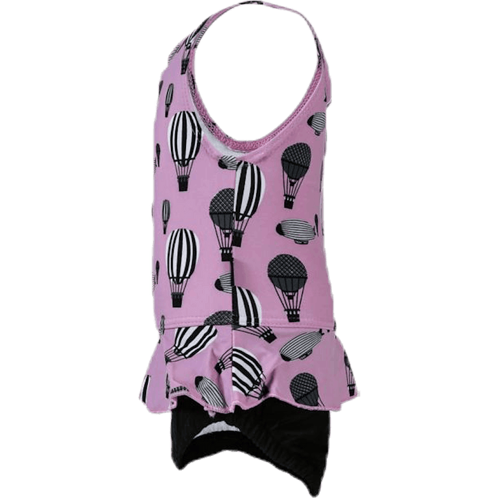Violet Swimsuit Diaper Pink