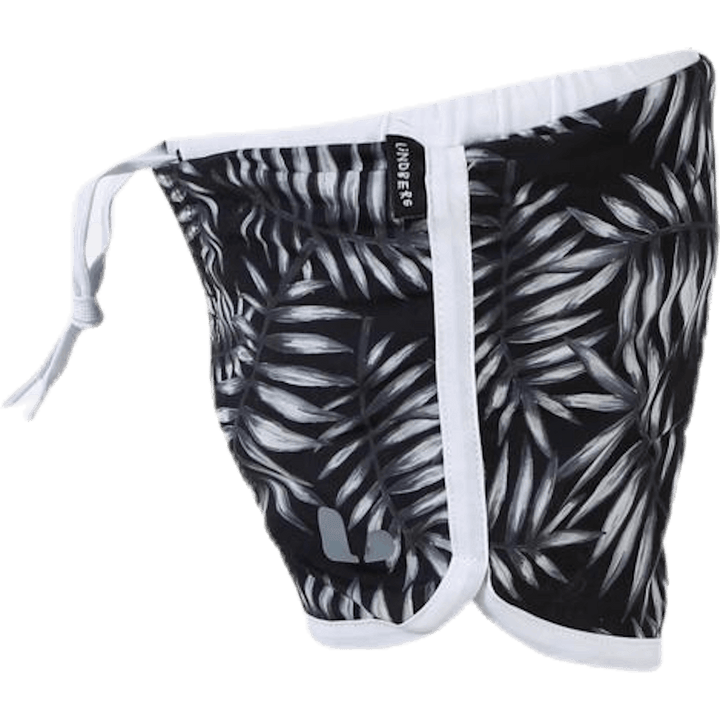 Palm Swim Diaper Shorts Black