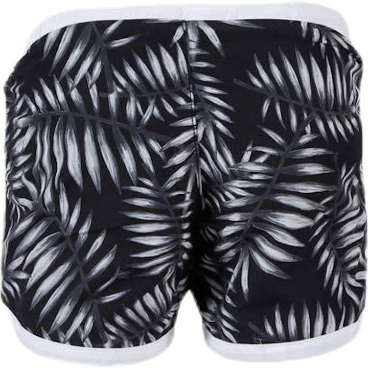 Palm Swim Diaper Shorts Black