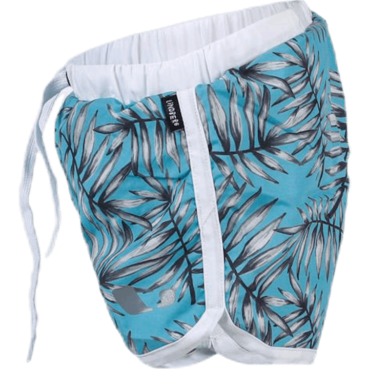 Palm Swim Diaper Shorts Blue