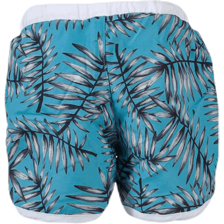 Palm Swim Diaper Shorts Blue