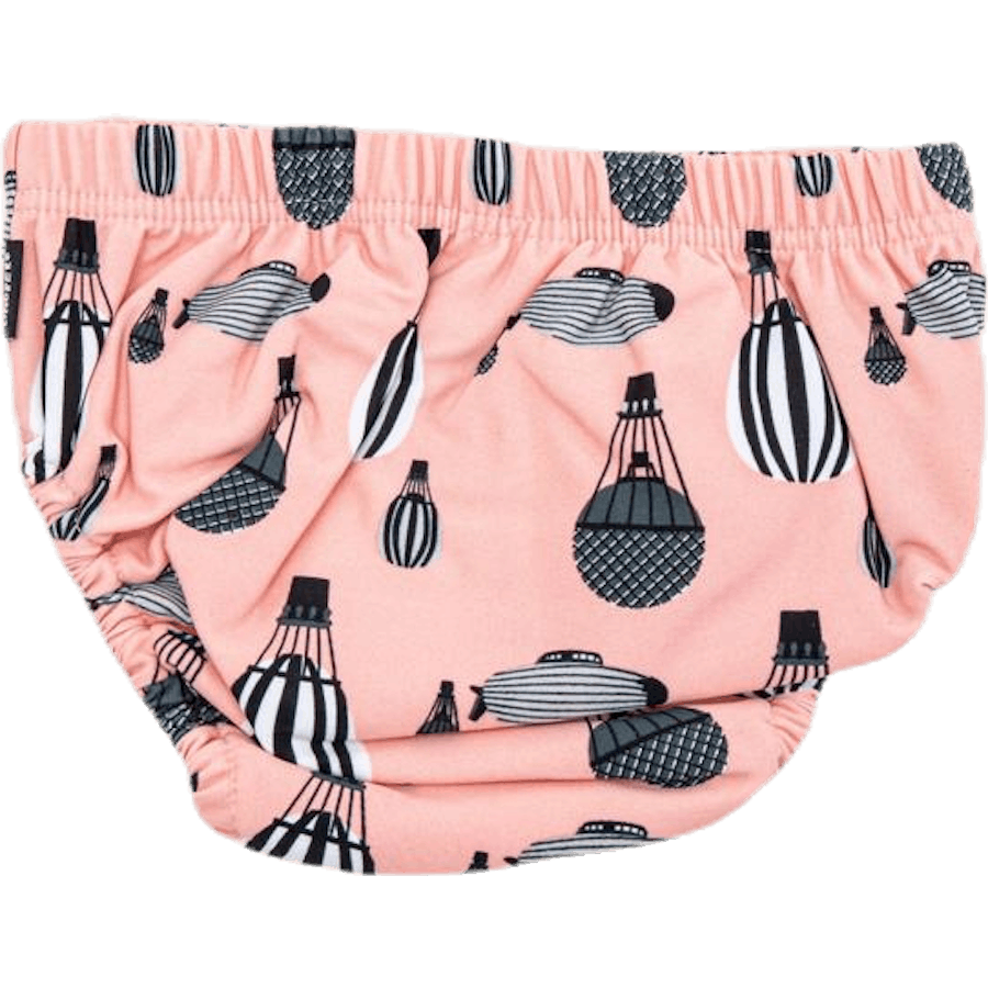 Couche de bain ballon rose