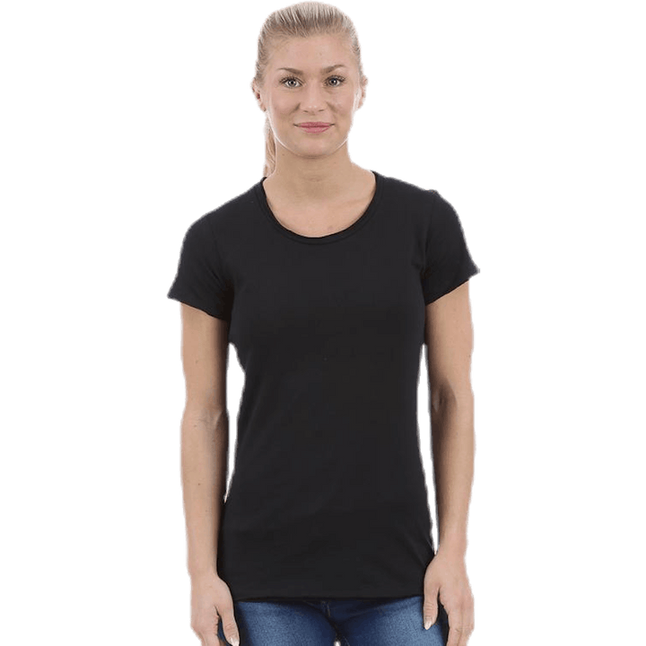 Crew-Neck Relaxed Black
