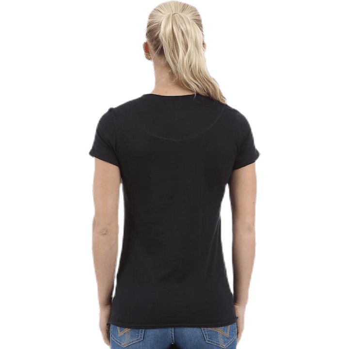 Crew-Neck Relaxed Black