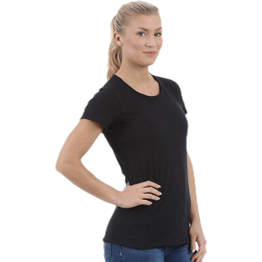 Crew-Neck Relaxed Black