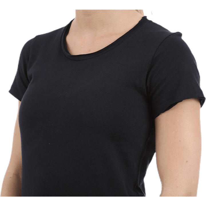 Crew-Neck Relaxed Black