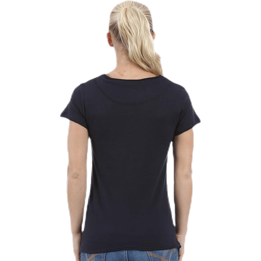 Crew-Neck Relaxed Blue