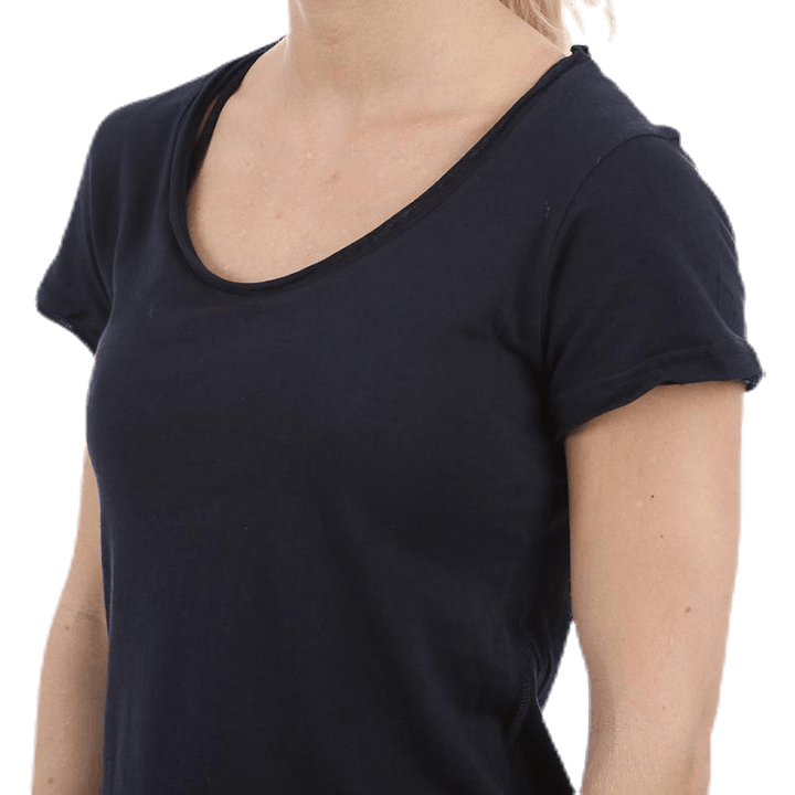Crew-Neck Relaxed Blue