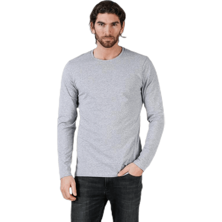 Crew Neck Longsleeve Grey